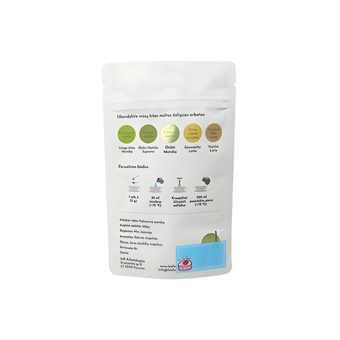 Wholesale green tea pouches
