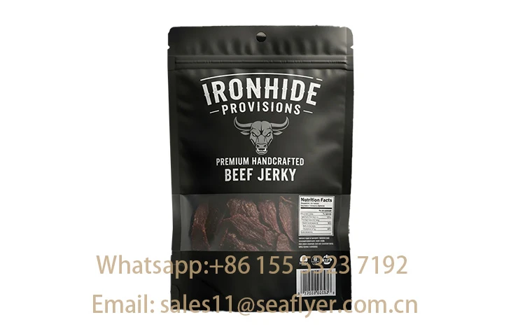 Stand Up Pouch For Beef Jerky Stand Up Pouch For Beef Jerky